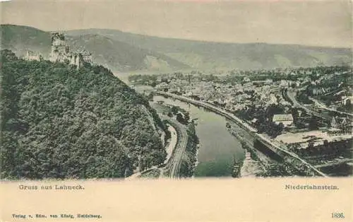 AK / Ansichtskarte  Niederlahnstein_Lahnstein Burg Lahneck am Rhein