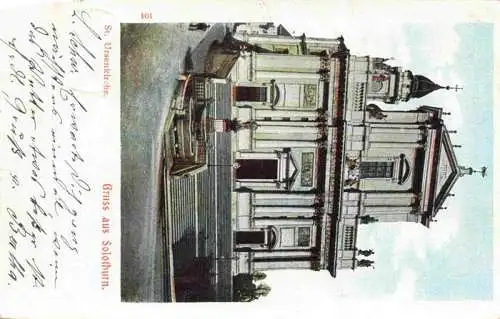 AK / Ansichtskarte  Solothurn_Soleure_SO St Ursenkirche