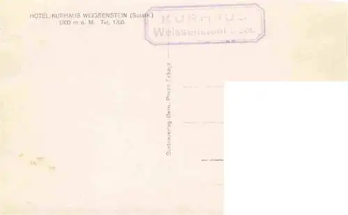 AK / Ansichtskarte  Weissenstein_1300m_SO Hotel Kurhaus Weissenstein