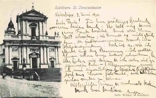AK / Ansichtskarte  Solothurn_Soleure_SO St Ursusmuenster