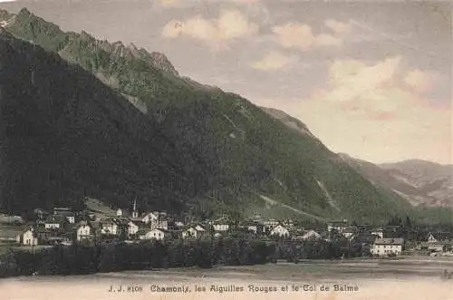 AK / Ansichtskarte  CHAMONIX_74_Haute-Savoie Les Aiguilles Rouges et le Col de Balme