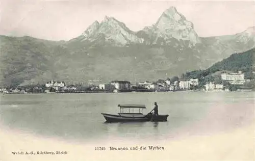 AK / Ansichtskarte  Brunnen__SZ und die Mythen