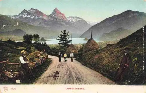 AK / Ansichtskarte  Lowerzersee_Steinen_Lauerzersee_SZ Panorama