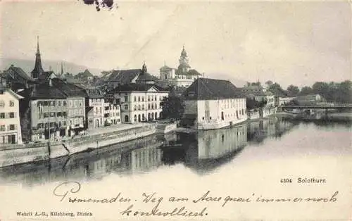 AK / Ansichtskarte  Solothurn_Soleure_SO Partie an der Aare