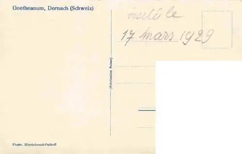 AK / Ansichtskarte  Dornach___SO Goetheanum