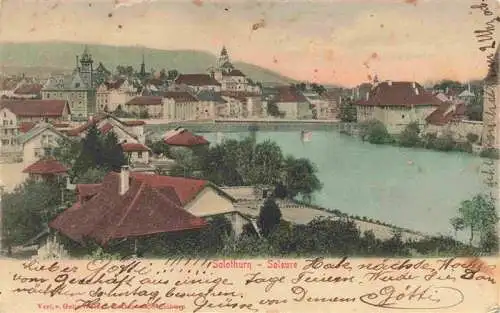 AK / Ansichtskarte  Solothurn_Soleure_SO Aarepartie