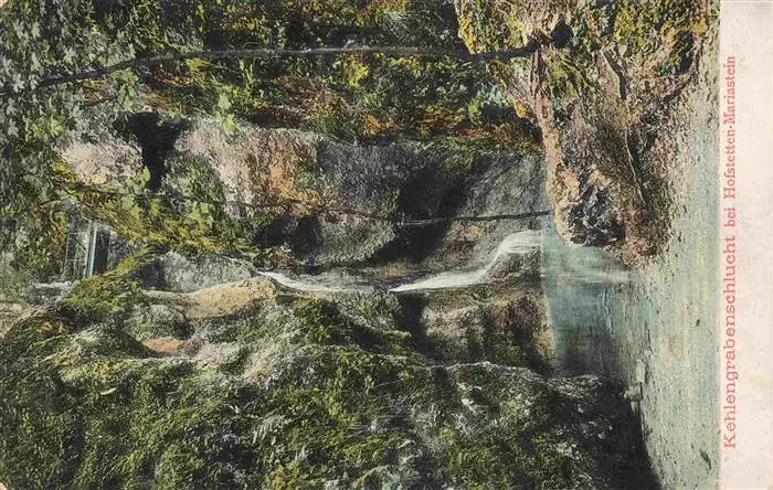 AK / Ansichtskarte  Hofstetten_SO Schlucht Wasserfall