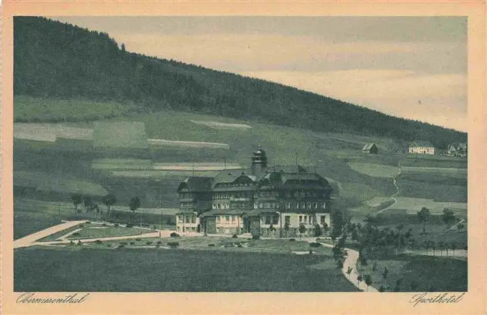 AK / Ansichtskarte 73963591 Oberwiesenthal_Erzgebirge Sporthotel