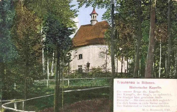 AK / Ansichtskarte 73963602 Trautenau_Trutnov_CZ Historische Kapelle