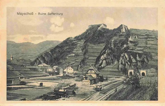 AK / Ansichtskarte  Mayschoss_Ahr Ruine Saffenburg