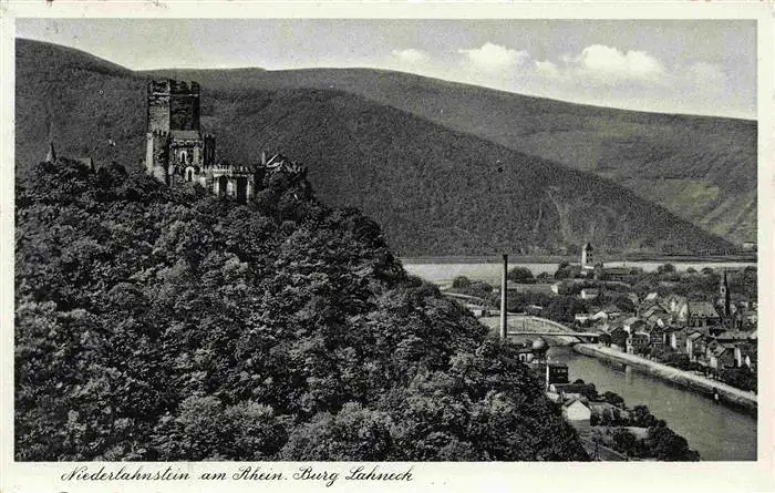 AK / Ansichtskarte  Niederlahnstein_Lahnstein Burg Lahneck