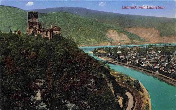 AK / Ansichtskarte  Niederlahnstein_Lahnstein Burg Lahneck