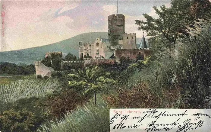 AK / Ansichtskarte  Niederlahnstein_Lahnstein Burg Lahneck