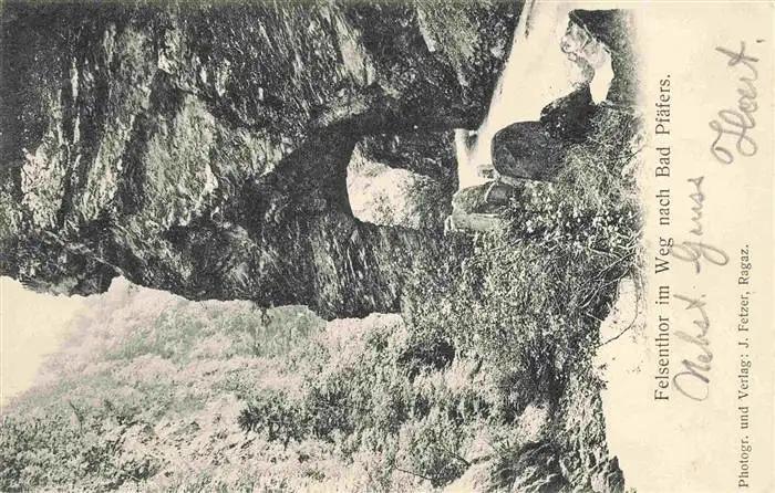 AK / Ansichtskarte  Ragaz_Bad_SG Felsentor