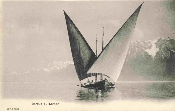 AK / Ansichtskarte  Lac_Leman_Genfersee_GE Barque du Leman