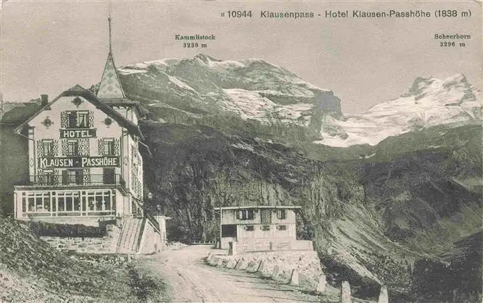 AK / Ansichtskarte  Klausenpass_1948m_UR Hotel Klausen Passhoehe Kammlistock Scheerhorn