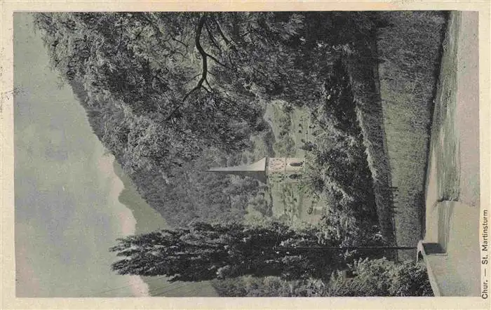 AK / Ansichtskarte  Chur_GR St Martinsturm