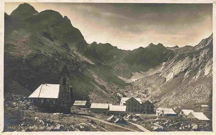 AK / Ansichtskarte  Meglisalp_1520m_Altmann_AR Panorama