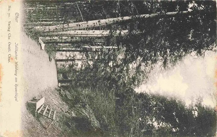 AK / Ansichtskarte  Chur_GR Waldweg am Rosenhuegel