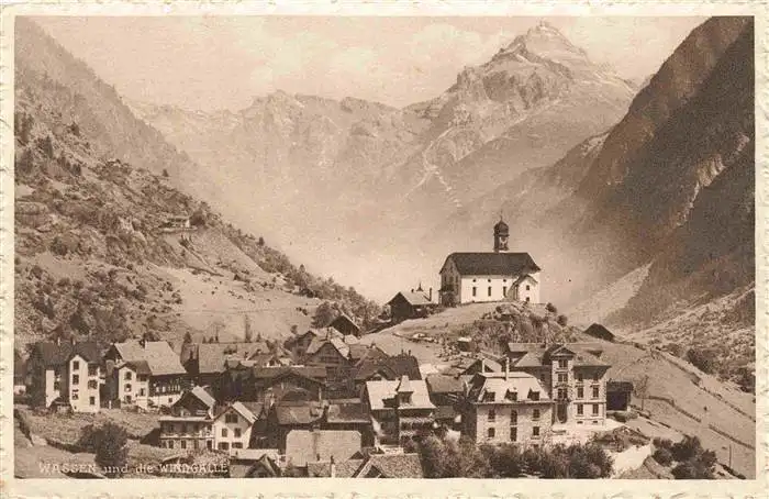 AK / Ansichtskarte  Wassen__UR und die Windgaelle Kapelle