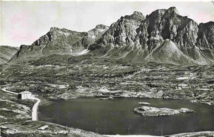 AK / Ansichtskarte  San_Bernardino_1630m_Moesa_GR Ospizio Lago di Moesa