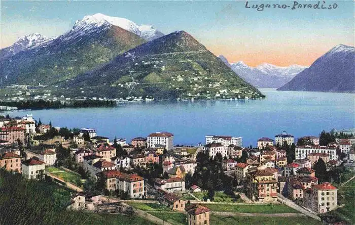 AK / Ansichtskarte  Paradiso_Lago_di_Lugano_TI Panorama