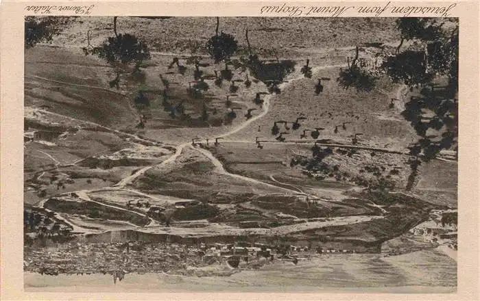 AK / Ansichtskarte  Jerusalem__Yerushalayim_Israel Panorama Blick vom Mount Scopus