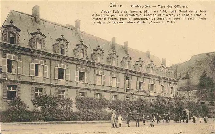 AK / Ansichtskarte  Sedan_08_Ardennes Château Bas Mess des Officiers
