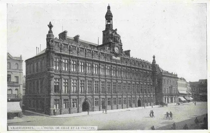 AK / Ansichtskarte  Valenciennes_59_Nord Hôtel de Ville et le théâtre