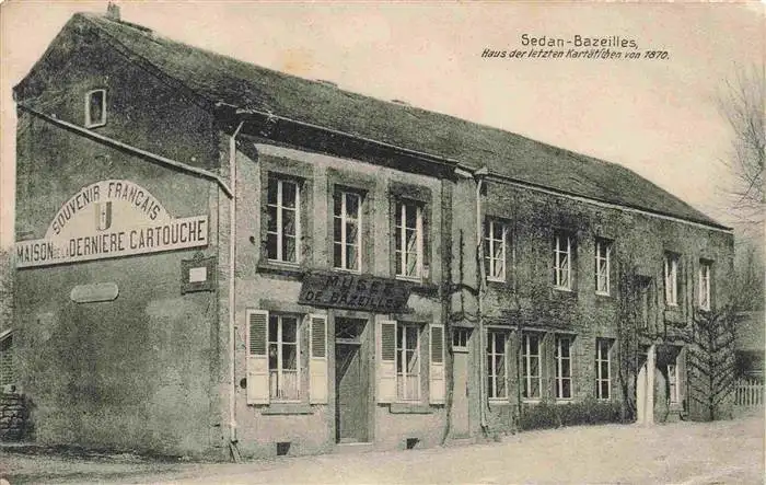 AK / Ansichtskarte  Bazeilles_Sedan_08-Lamoncelle_Ardennes Haus der letzten Kartaetschen von 1870