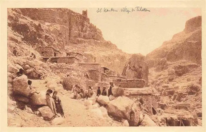 AK / Ansichtskarte  El-Kantara_Algerie Village de Tilatou