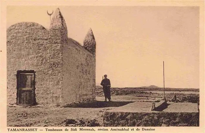 AK / Ansichtskarte  Tamanrasset_Algerie Tombeaux de Sidi Maussah ancien Amènakhal et de Dassine