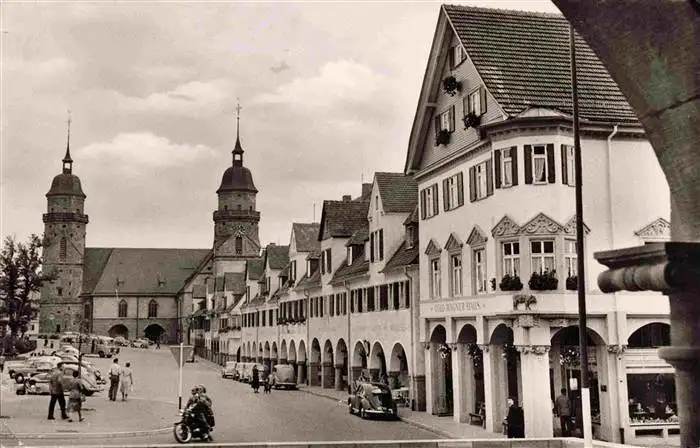 AK / Ansichtskarte  FREUDENSTADT Partie am unteren Marktplatz Kurort im Schwarzwald