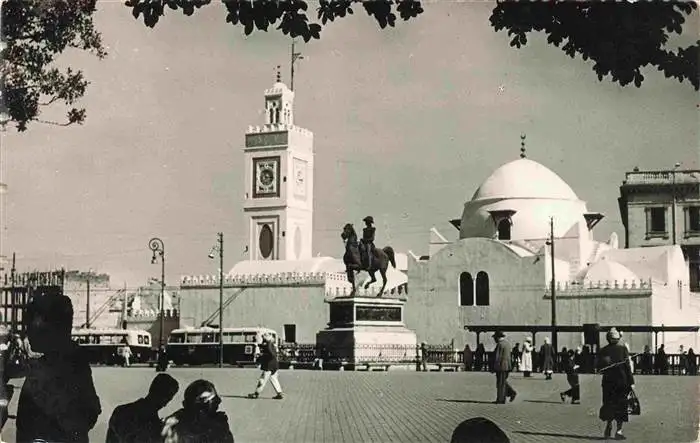 AK / Ansichtskarte  ALGER_Algier_Algerie Place du Gouvernement La Mosquée Monument