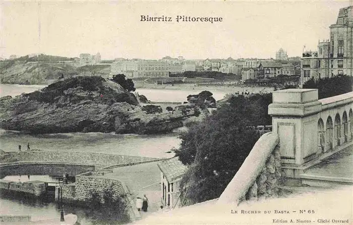 AK / Ansichtskarte  BIARRITZ_64_Pyrenees_Atlantiques Le Rocher du Basta