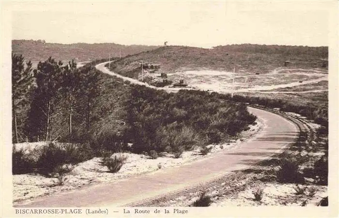 AK / Ansichtskarte  Biscarrosse-Plage_40_Landes La Route de la Plage