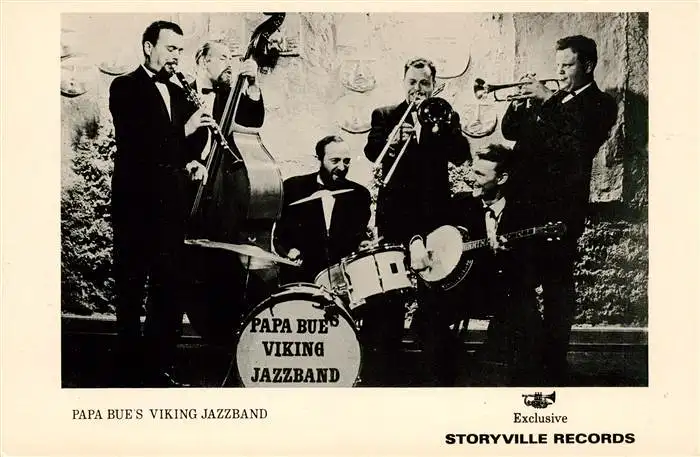 AK / Ansichtskarte 73963824 Musikanten Papa Bues Viking Jazzband Storyville Records