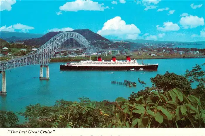 AK / Ansichtskarte 73963826 Dampfer_Oceanliner The Last Great Cruise Queen Mary 