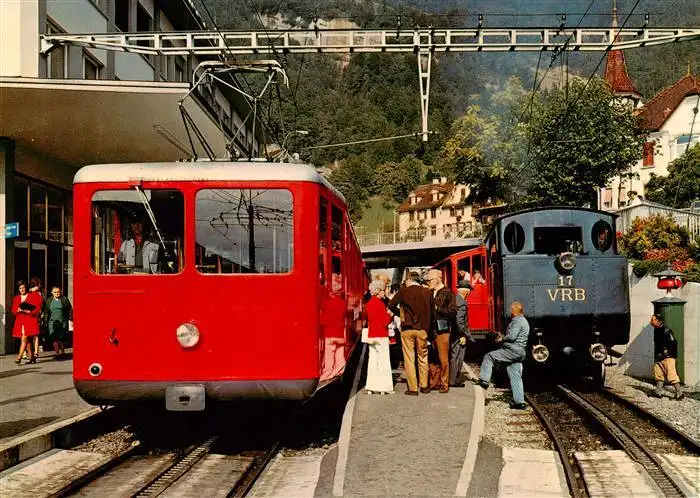 AK / Ansichtskarte 73963862 Zahnradbahn_Rack_Railway-- Vitznao Rigi Bahn 