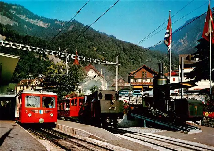 AK / Ansichtskarte 73963865 Eisenbahn_Railway_Chemin_de_Fer Vitznau Rigi Bahn