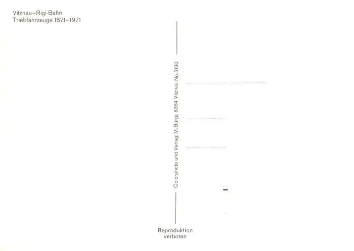 AK / Ansichtskarte  Eisenbahn_Railway_Chemin_de_Fer Vitznau Rigi Bahn