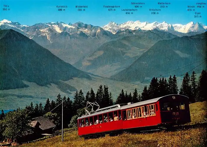 AK / Ansichtskarte 73963867 Zahnradbahn_Rack_Railway--  Vitznau Rigi Bahn