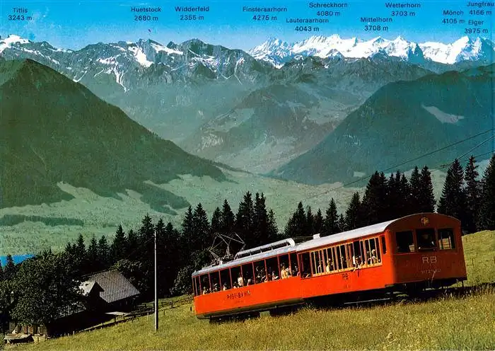 AK / Ansichtskarte 73963868 Zahnradbahn_Rack_Railway-- Vitznau Rigi Bahn 