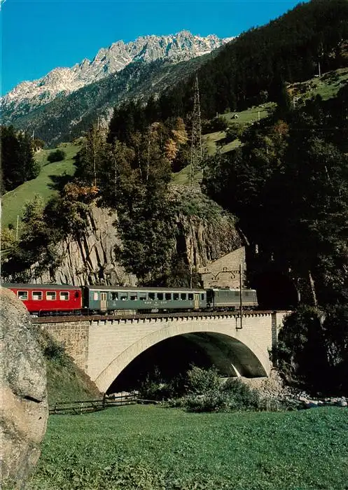 AK / Ansichtskarte 73963871 Eisenbahn_Railway_Chemin_de_Fer Gotthard Nordrampe Wattinger Kehrtunnel