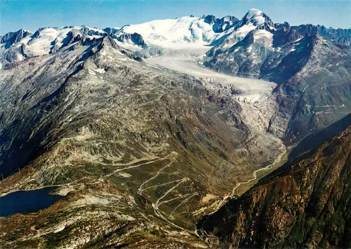 AK / Ansichtskarte 73963876 Gletscher_Glacier_Glaciar Grimselpass Furkapass