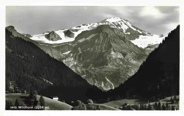 AK / Ansichtskarte  Wildhorn_3048m_Muerren_BE Alpenpanorama Berner Alpen