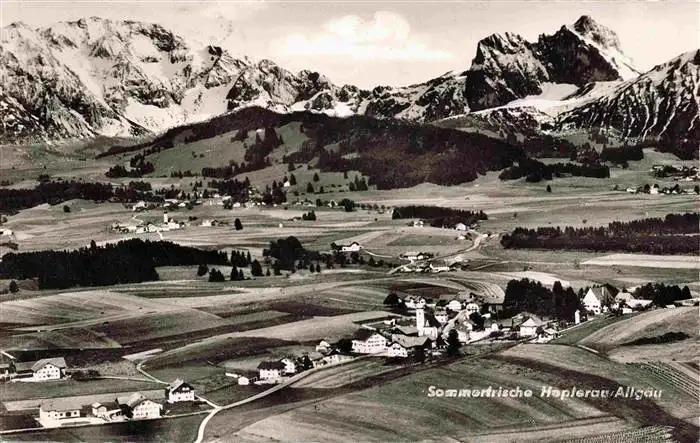 AK / Ansichtskarte  Hopferau Panorama Alpen