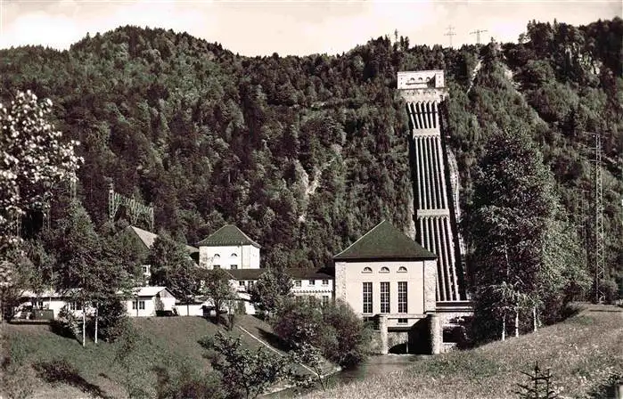 AK / Ansichtskarte  Walchensee_Kochel_See_Bayern Kraftwerk