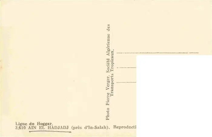 AK / Ansichtskarte  Ain_El_Hadjadj_In-Salah_Algerie Panorama