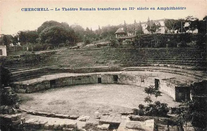 AK / Ansichtskarte 73963917 Cherchell_Algerie Théâtre Romain Amphithéâtre